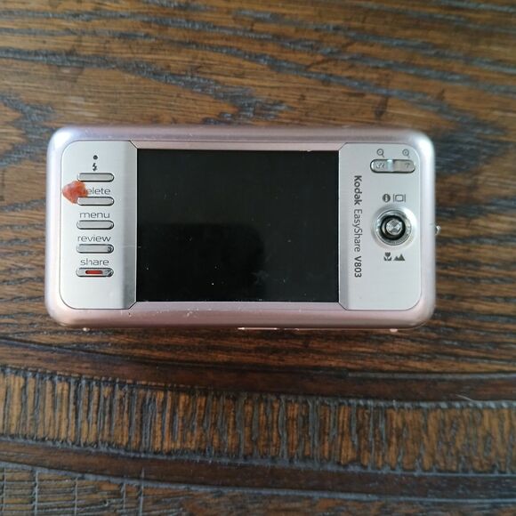Kodak EasyShare V803 8.0MP Digital Camera Pink For Parts - Picture 2 of 7